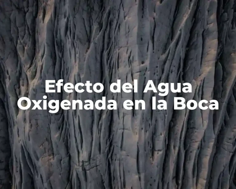 Efecto del Agua Oxigenada en la Boca