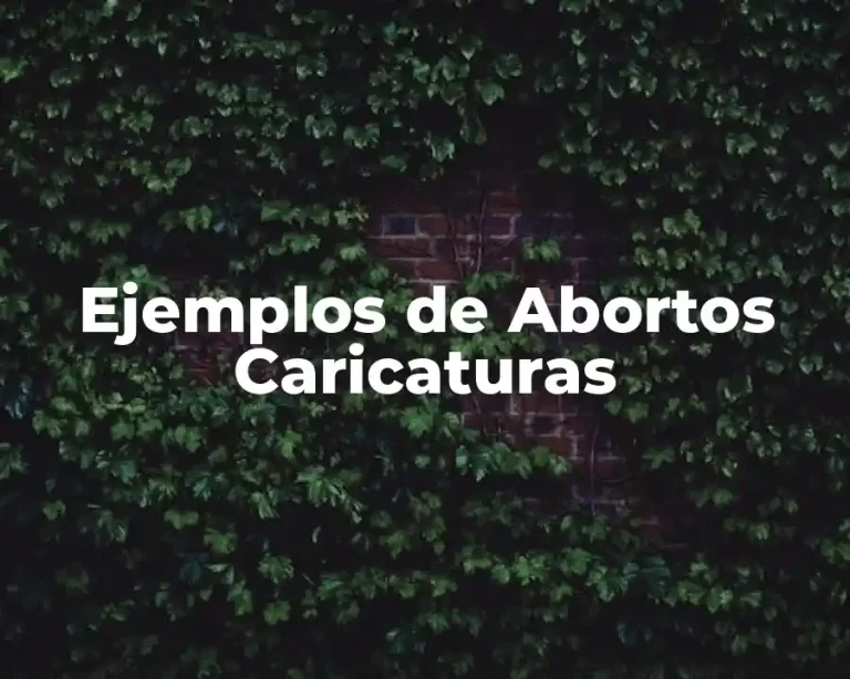 Ejemplos de Abortos Caricaturas