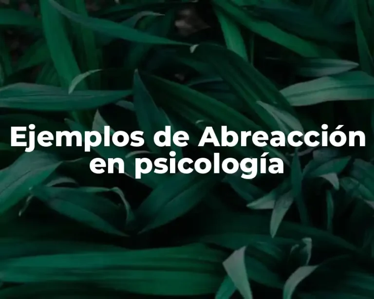 Ejemplos de Abreacción en psicología