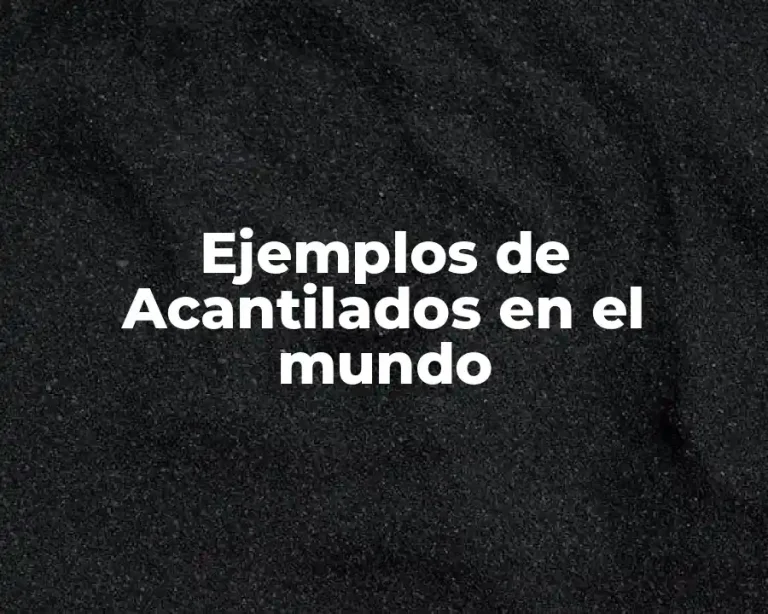 Ejemplos de Acantilados en el mundo