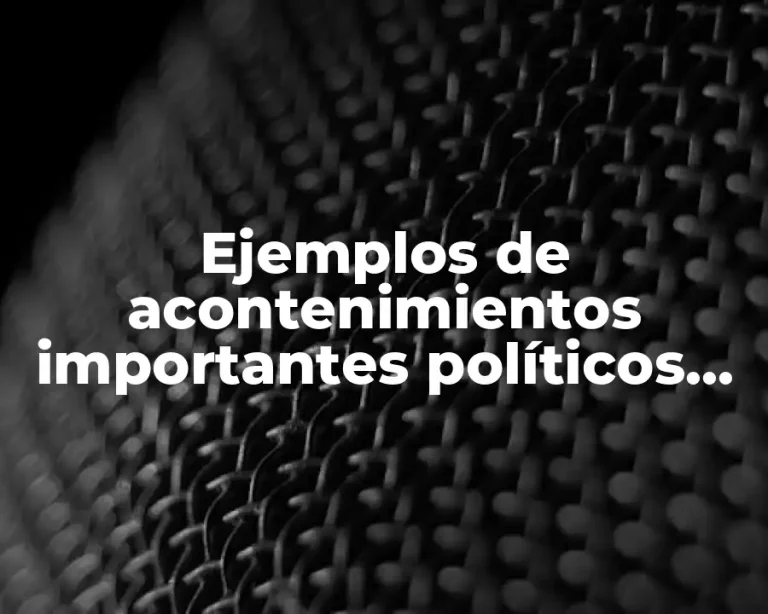 Ejemplos de acontenimientos importantes políticos en México 1950 a 1960