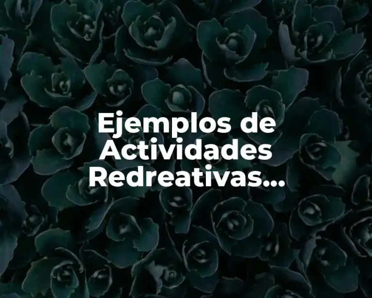 Ejemplos de Actividades Redreativas Matemáticas