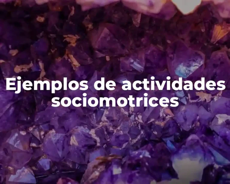Ejemplos de actividades sociomotrices