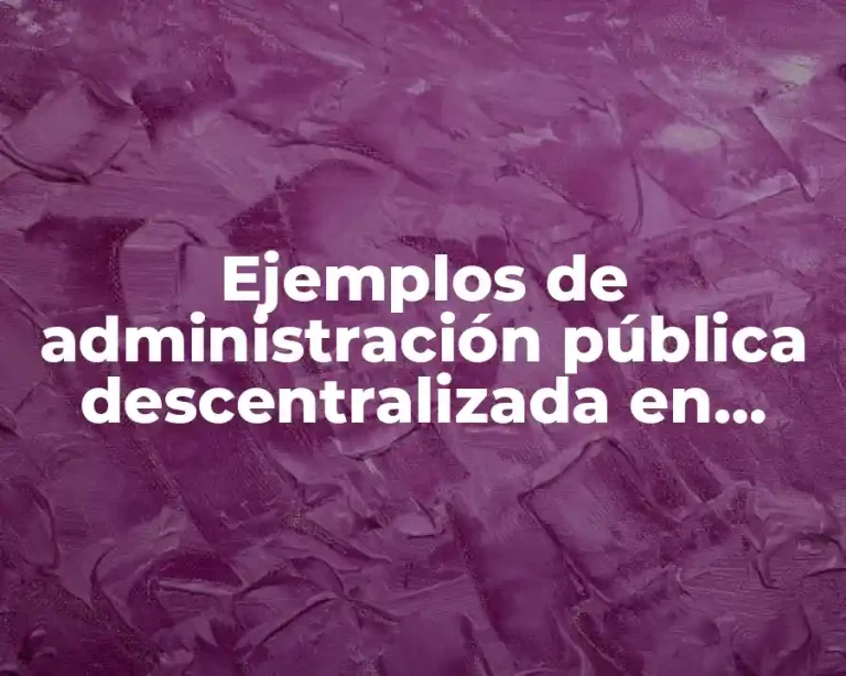 Ejemplos de administración pública descentralizada en Michoacán