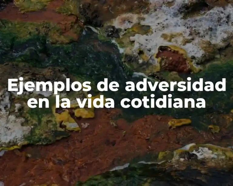 Ejemplos de adversidad en la vida cotidiana