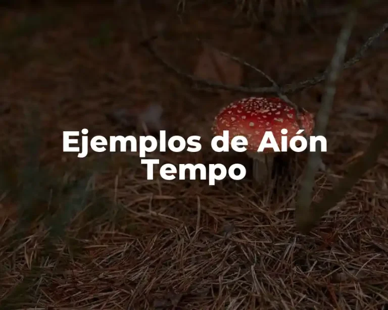 Ejemplos de Aión Tempo