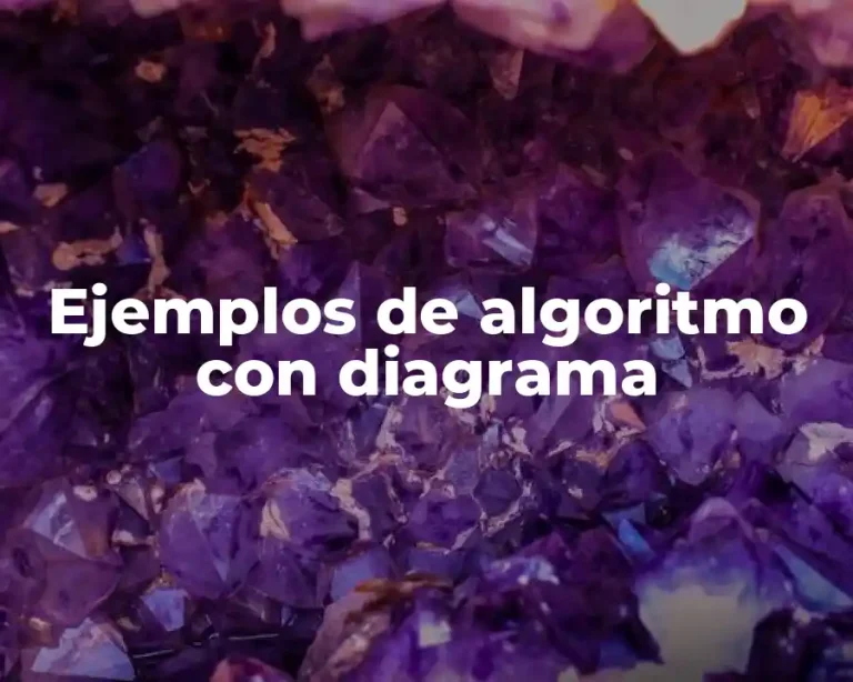 Ejemplos de algoritmo con diagrama