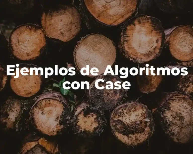 Ejemplos de Algoritmos con Case