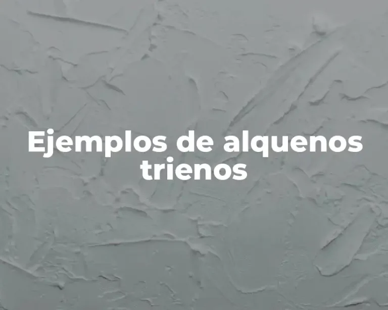 Ejemplos de alquenos trienos