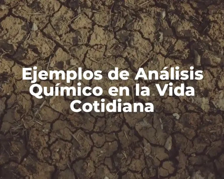 Ejemplos de Análisis Químico en la Vida Cotidiana