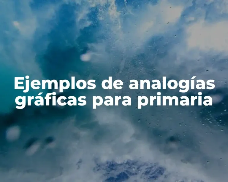 Ejemplos de analogías gráficas para primaria