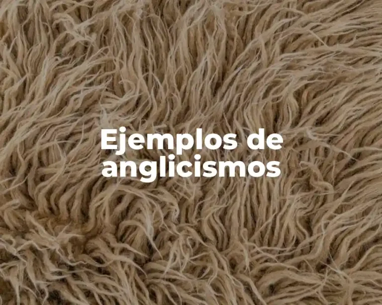 Ejemplos de anglicismos