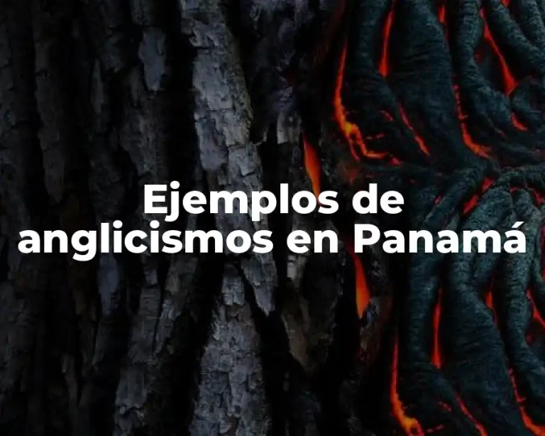 Ejemplos de anglicismos en Panamá