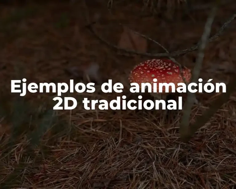 Ejemplos de animación 2D tradicional