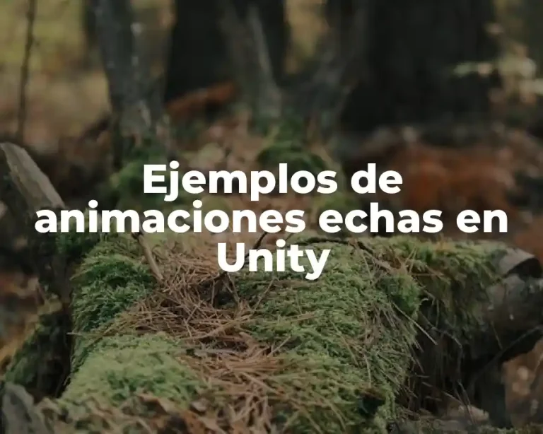 Ejemplos de animaciones echas en Unity