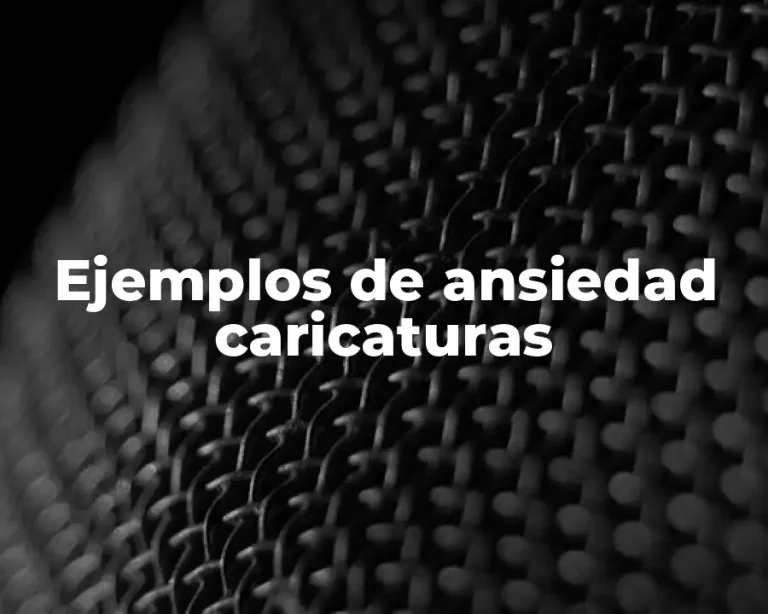 Ejemplos de ansiedad caricaturas