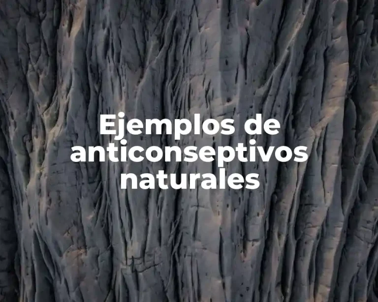 Ejemplos de anticonseptivos naturales