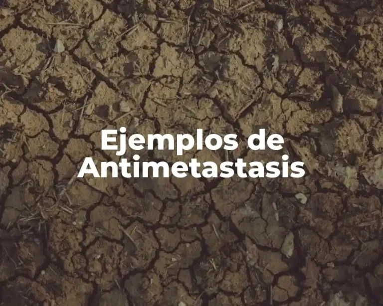 Ejemplos de Antimetastasis