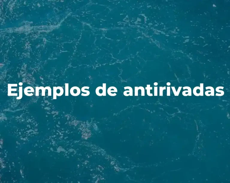 Ejemplos de antirivadas