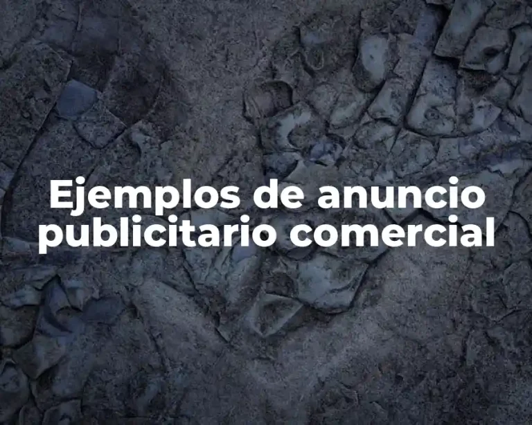 Ejemplos de anuncio publicitario comercial