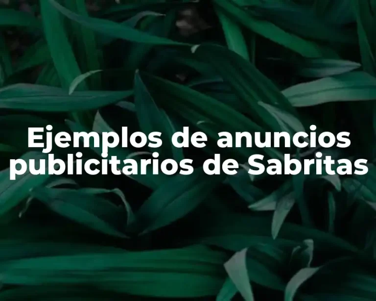 Ejemplos de anuncios publicitarios de Sabritas