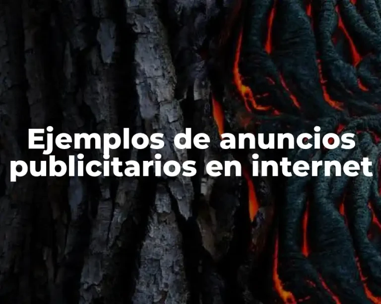 Ejemplos de anuncios publicitarios en internet