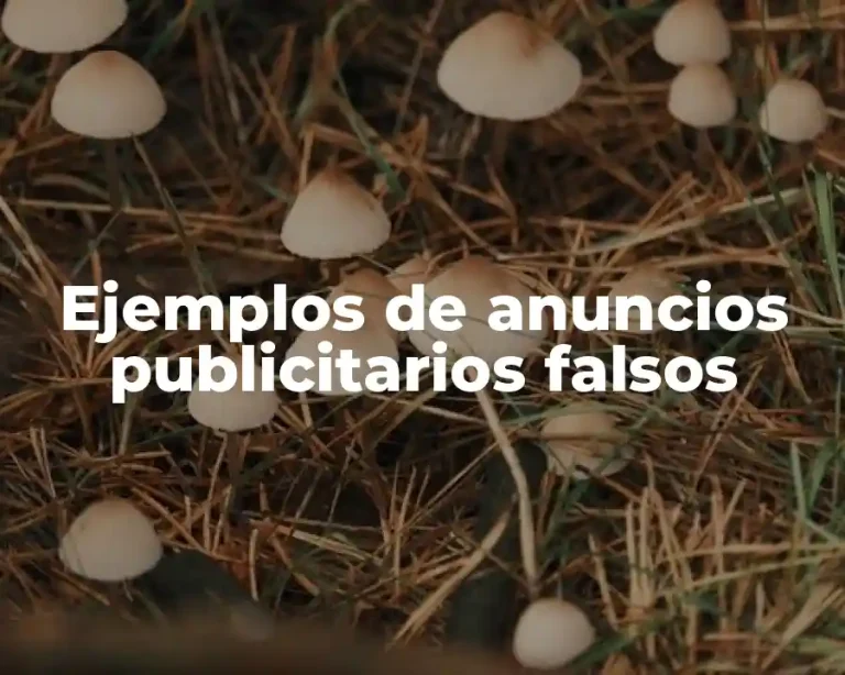 Ejemplos de anuncios publicitarios falsos