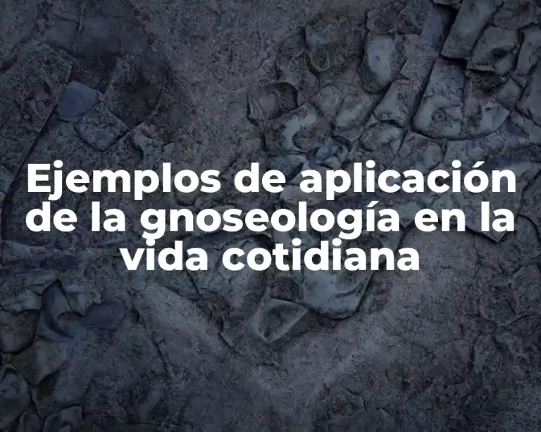 Ejemplos de aplicación de la gnoseología en la vida cotidiana