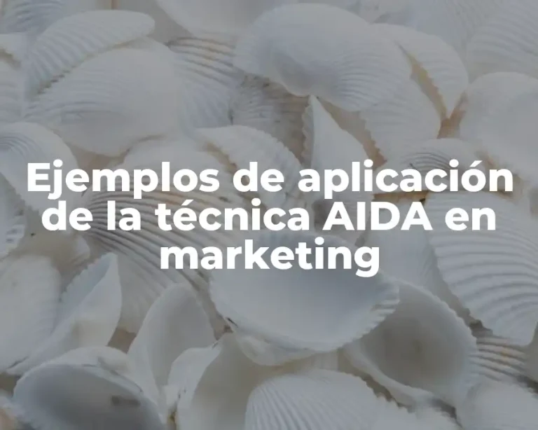 Ejemplos de aplicación de la técnica AIDA en marketing