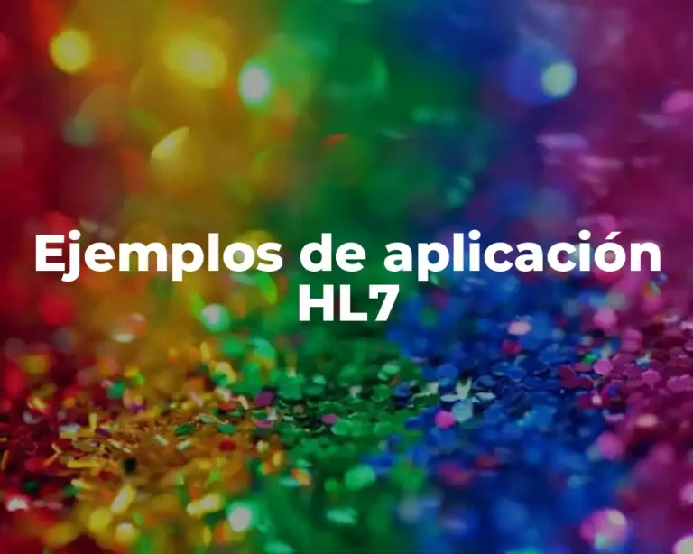 Ejemplos de aplicación HL7