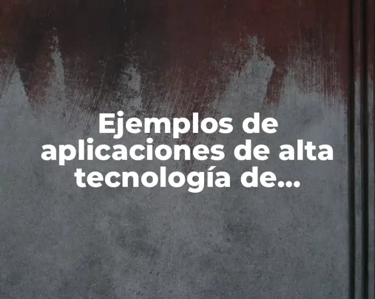 Ejemplos de aplicaciones de alta tecnología de materiales compuestos