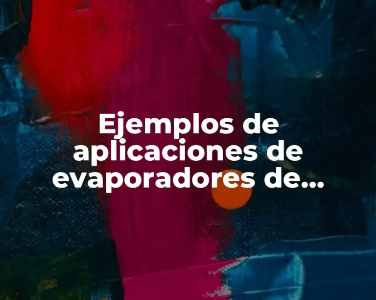 Ejemplos de aplicaciones de evaporadores de circulación forzada
