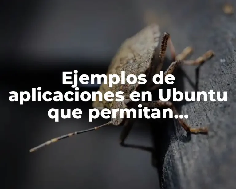 Ejemplos de aplicaciones en Ubuntu que permitan administrar procesos