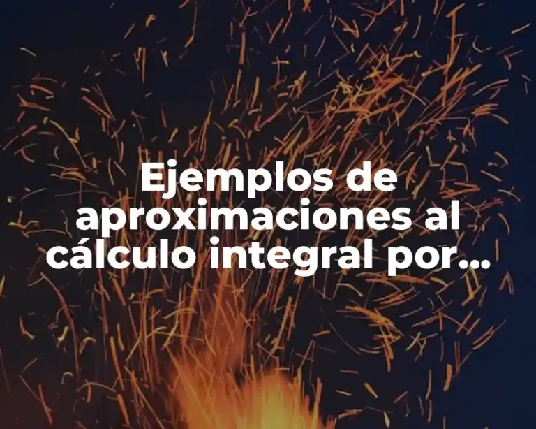 Ejemplos de aproximaciones al cálculo integral por interpretación