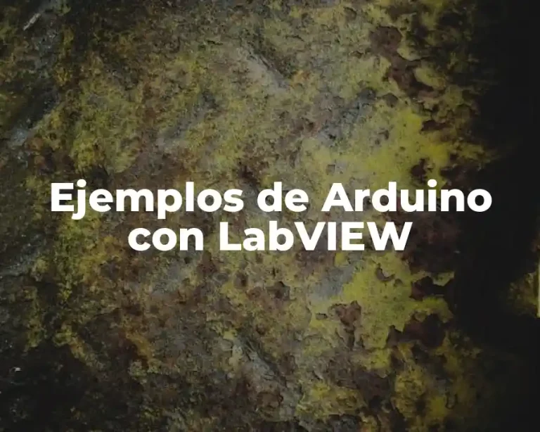 Ejemplos de Arduino con LabVIEW
