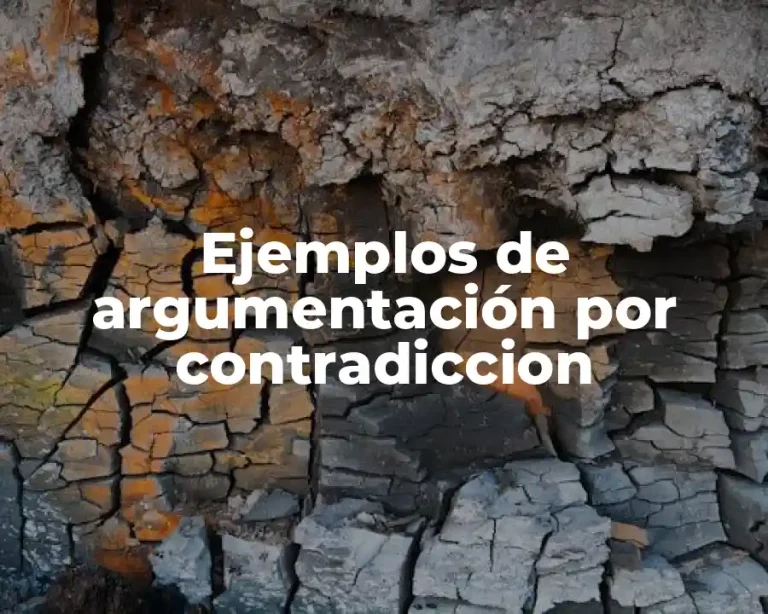 Ejemplos de argumentación por contradiccion