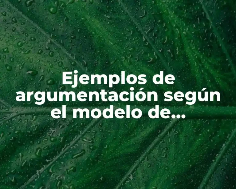 Ejemplos de argumentación según el modelo de Aristóteles