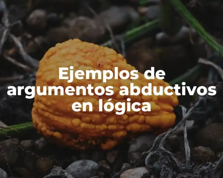 Ejemplos de argumentos abductivos en lógica