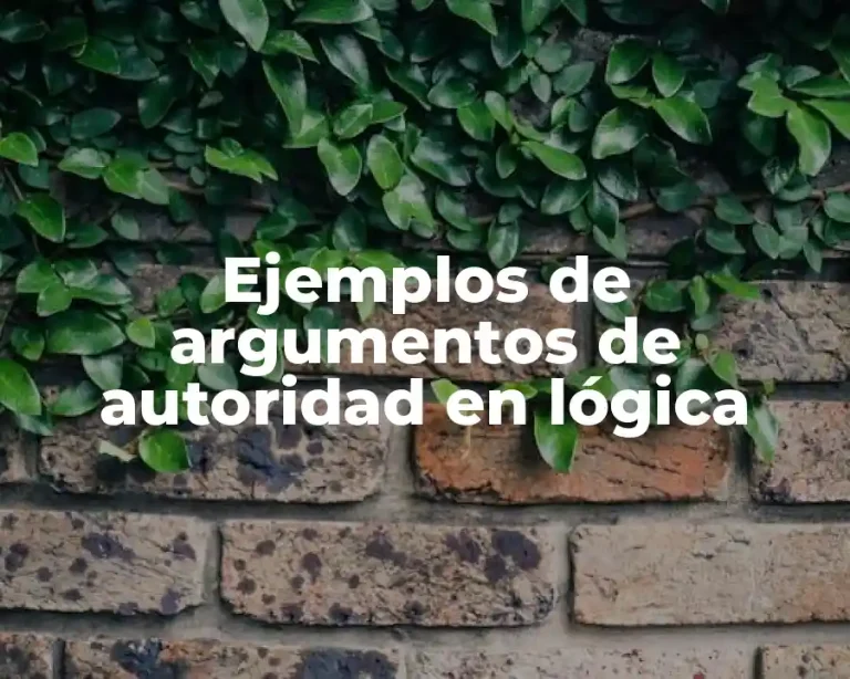 Ejemplos de argumentos de autoridad en lógica