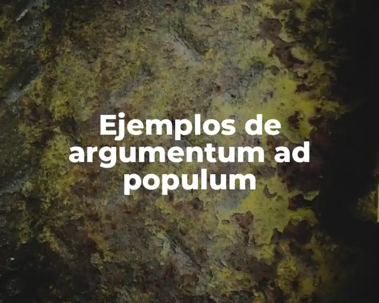 Ejemplos de argumentum ad populum