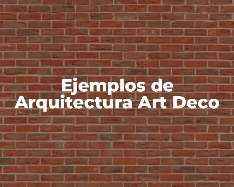 Ejemplos de Arquitectura Art Deco
