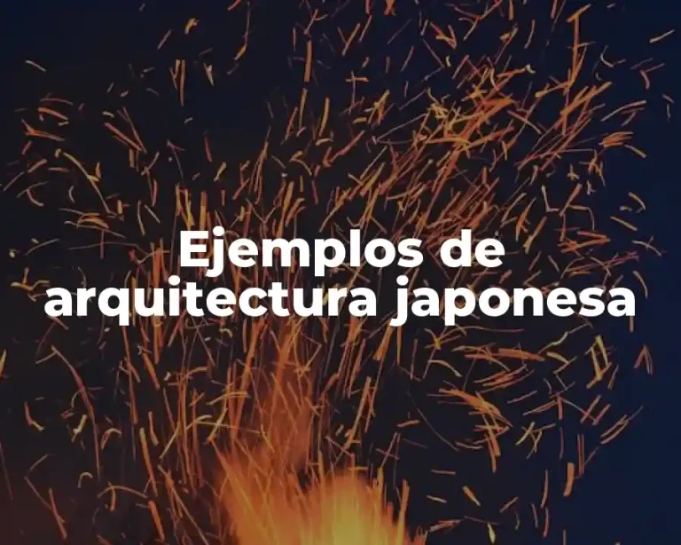 Ejemplos de arquitectura japonesa
