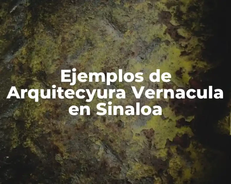 Ejemplos de Arquitecyura Vernacula en Sinaloa