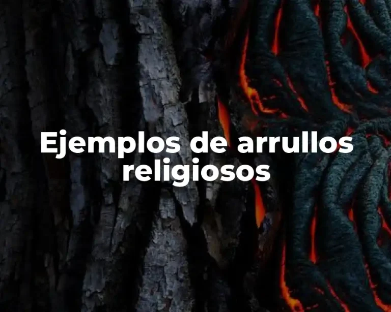 Ejemplos de arrullos religiosos