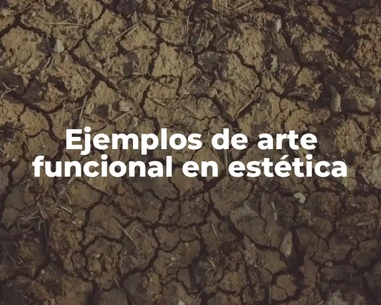 Ejemplos de arte funcional en estética