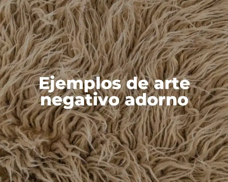 Ejemplos de arte negativo adorno