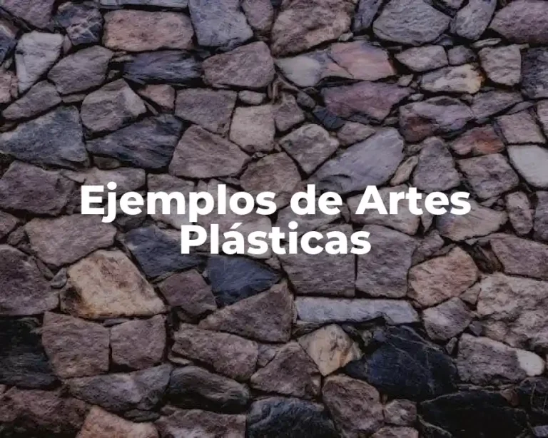 Ejemplos de Artes Plásticas