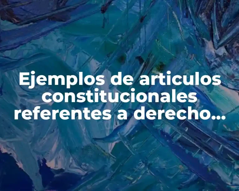 Ejemplos de articulos constitucionales referentes a derecho internacional y Significado