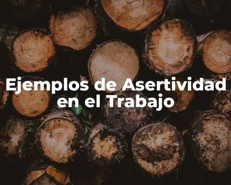 Ejemplos de Asertividad en el Trabajo