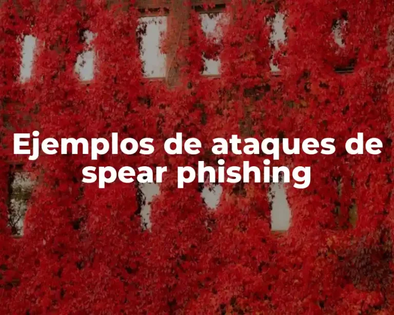 Ejemplos de ataques de spear phishing